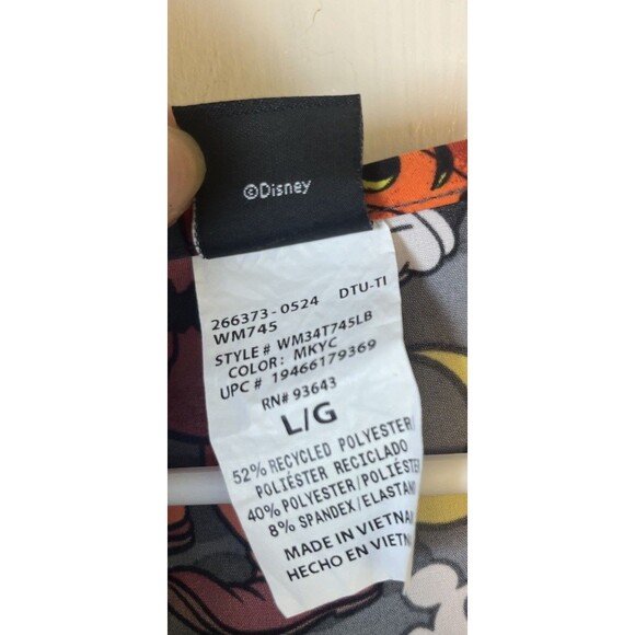 Disney Halloween Spooky Pumpkins Mickey & Minnie Squad Nurse Doctor Scrub Sz L - Picture 8 of 11